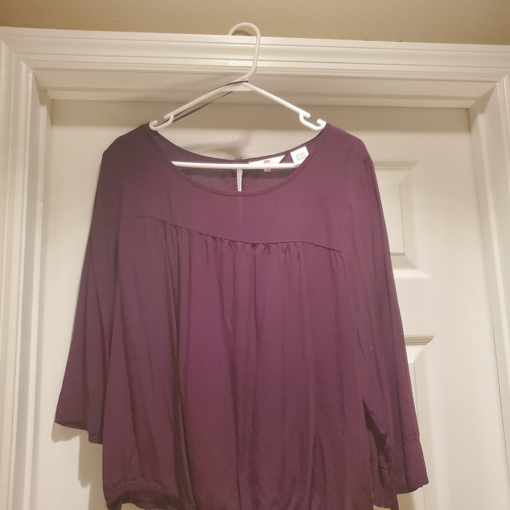 Purple blouse